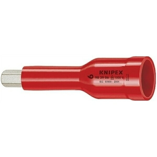 KNIPEX（クニペックス） 9839-05 （3/8SQ）絶縁ヘキサゴンソケット 1000V 9839-05