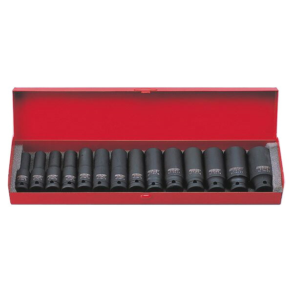 SIGNET（シグネット） 22296 3/8DR 14PC ミリディープインパクトソケットセット 22296
