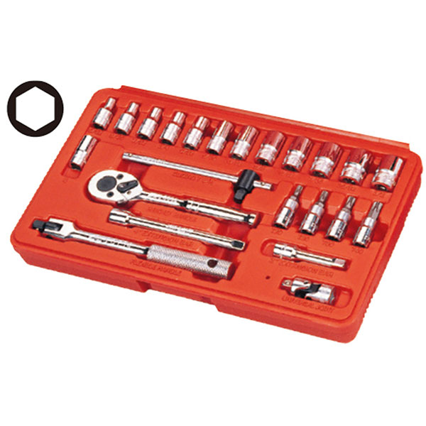 【メーカー直送】JTCオートツールズ 差込6.3mm ソケットセット JTCH223S