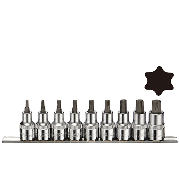 【メーカー直送】JTCオートツールズ 差込12.7mm スタービットソケットセット JTCH409T