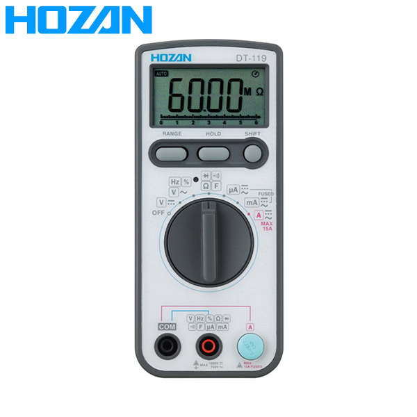 HOZAN(ホーザン) デジタルマルチメータ DT-119 DT-119 デジタルマルチメータ |RideOne(ライドワン)
