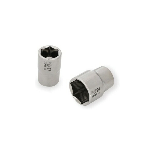 TONE(トネ) SUSソケット(6角) S4V-36 ●差込角12.7mm(1/2inch) ●二面幅36mm ●6角 ●二面幅36mm |RideOne(ライドワン)