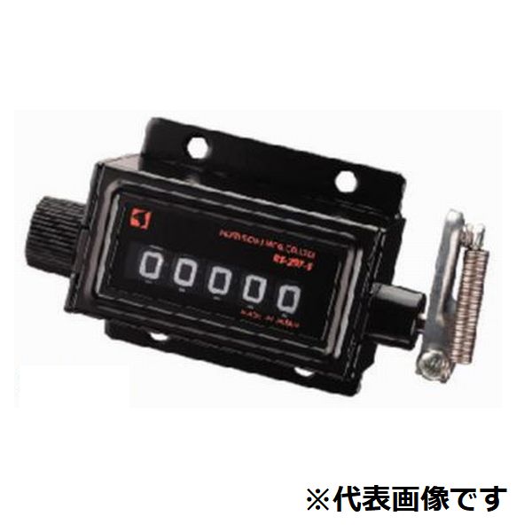 古里精機製作所 カウンター RS207-6 数取り 数字計測 ブラック RS207-6