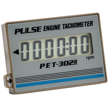 【メーカー直送】追浜工業 エンジンタコメータ PET-302R OPPAMA 芝刈り機 バイク 自動車 エンジン PET-302R