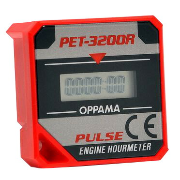 【メーカー直送】追浜工業 エンジンアワーメーター PET-3200R OPPAMA 芝刈り機 バイク 自動車 エンジン PET-3200R