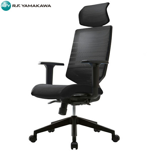 【法人限定】【車両制限】【車上渡し】【地域制限有】【メーカー直送】FURSYS T30チェア 可動肘 ヘッドレスト付 ブラック FHTN302RF008 オフィス 昇降 ワークチェア