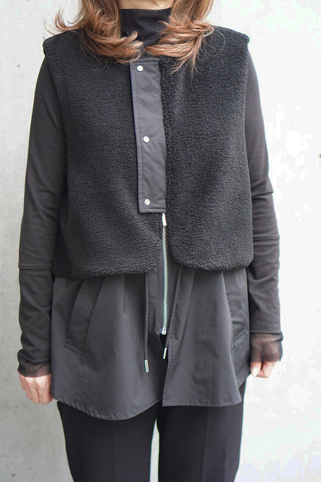 楽天市場】【Dignite collier】ディニテコリエ/コクーンジレ/TK