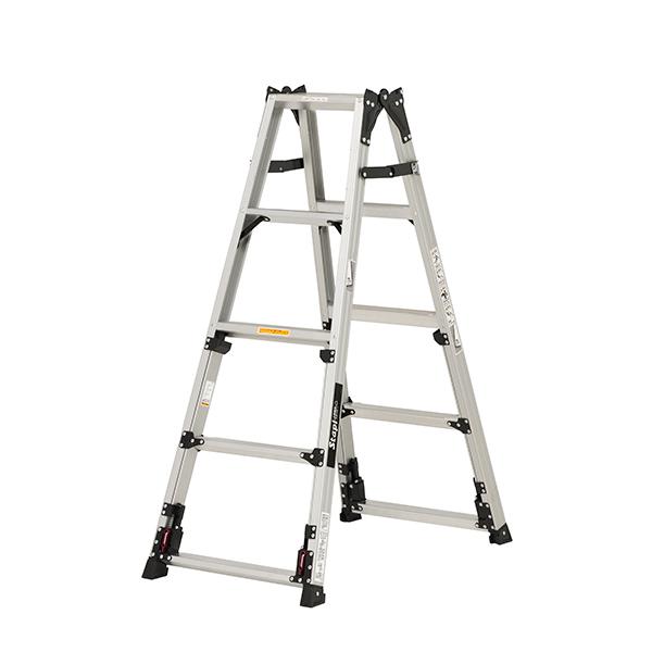 ［受注生産品］四脚アジャスト式はしご兼用脚立スタッピー１５０　ＳＣＮ－１５０Ａ