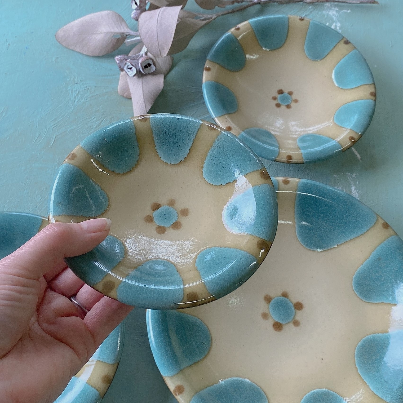 楽天市場】沖縄 やちむん 6寸皿 プレート ノモ ノモ陶器製作所