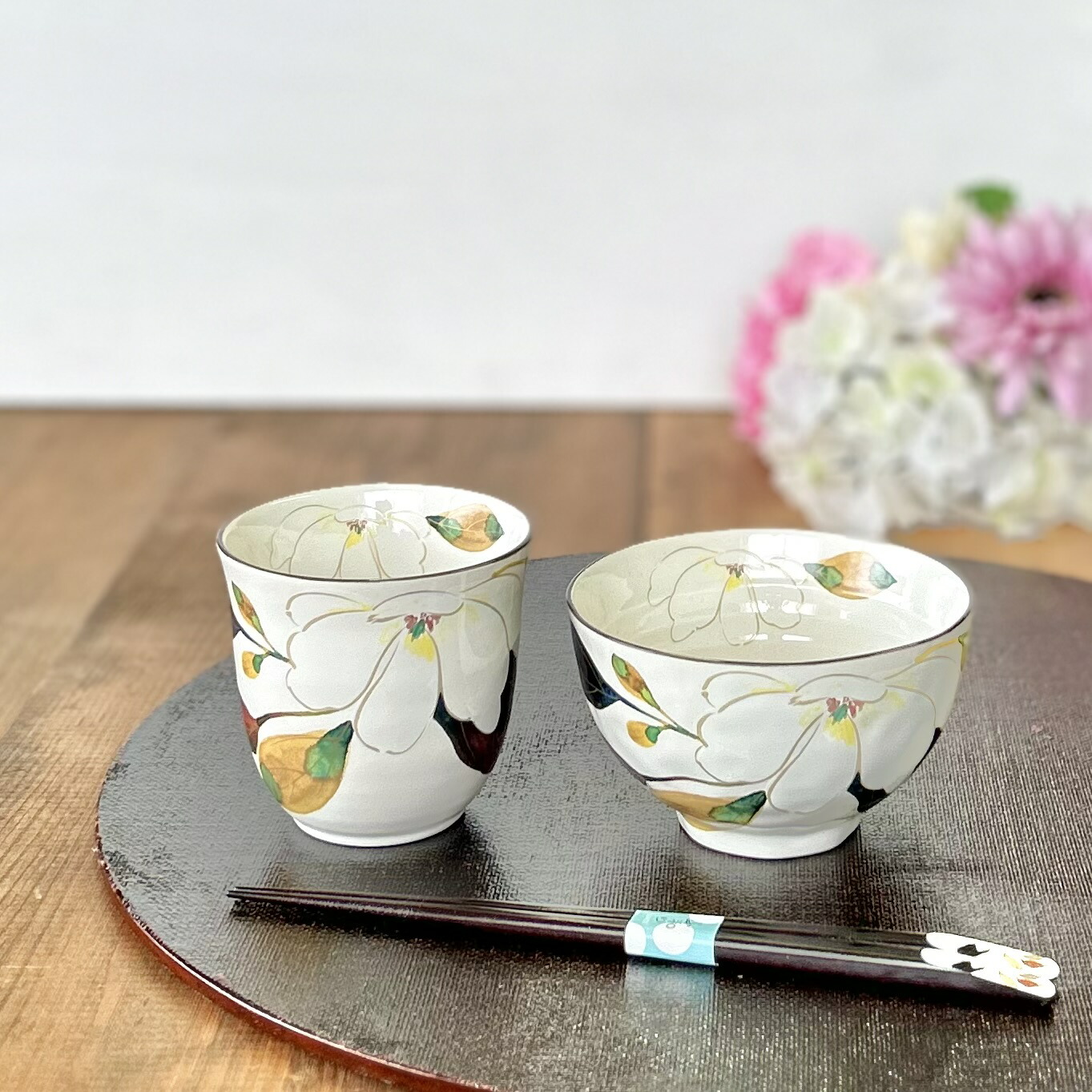 天草焼 抹茶碗 湯呑み茶碗 セット
