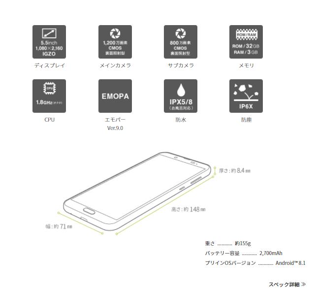 Uq 未使用品sharp Aquos Sense2 Basic Shv43 Silky White Simフリー 送料無料 Rvcconst Com