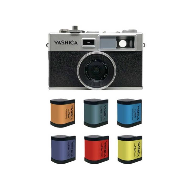 「新品」YASHICA Y35 Camera with 6 digiFilm フルセット YAS-DFCY35-P01【即納】【差し上げ物】 デジタルカメラ-TV・オーディオ・カメラ