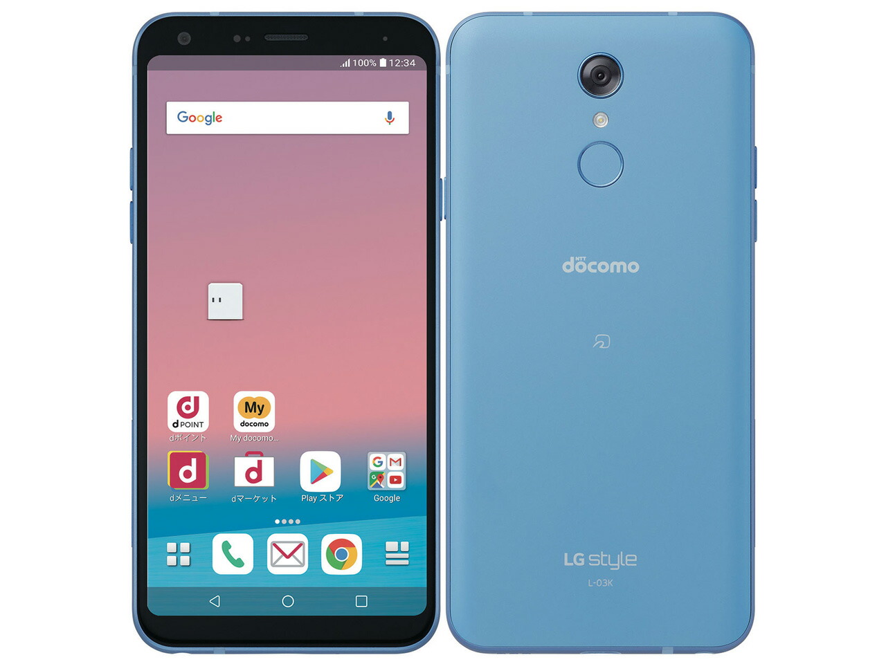 「新品・未当て嵌める品」SIM無償性 LG style L-03K 64GB [Blue]【即納】【差し上げ物】