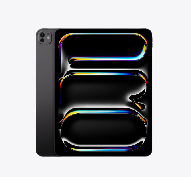 「新品」iPad Pro 13in Wi-Fi+Cellular 256GB 2024年春青写真 MVXR3J/A SIM無償性 [空白文字黒いこと]