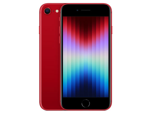 「新品未使用」SIMフリー iPhone SE(第3世代)64GB Red MMYE3J A 判定〇