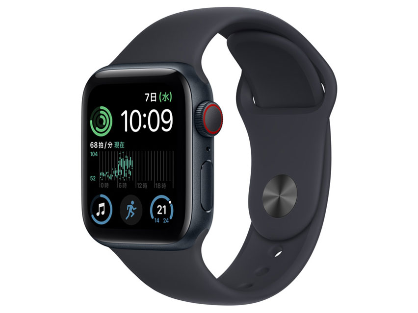男女兼用 【新品】Apple Watch SE2 GPSミッドナイト 40mm【即発送