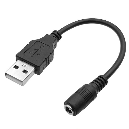 楽天市場】USB→DC(5.5mm/2.1mm)USB DCケーブル 5V専用 50cm【COMON