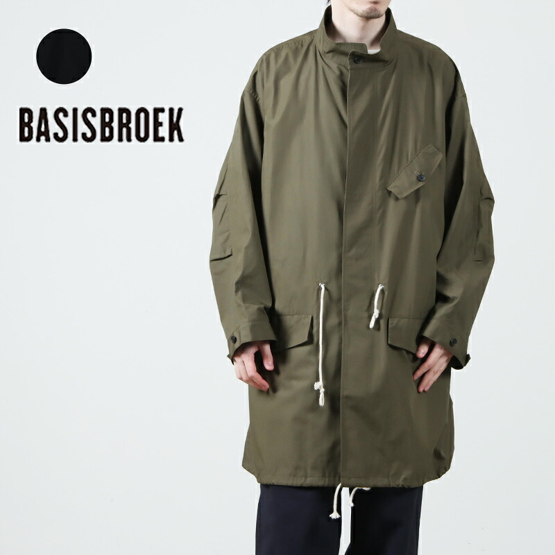 【30% OFF】 BASISBROEK バージズブルック LAWN ミリタリーコート
