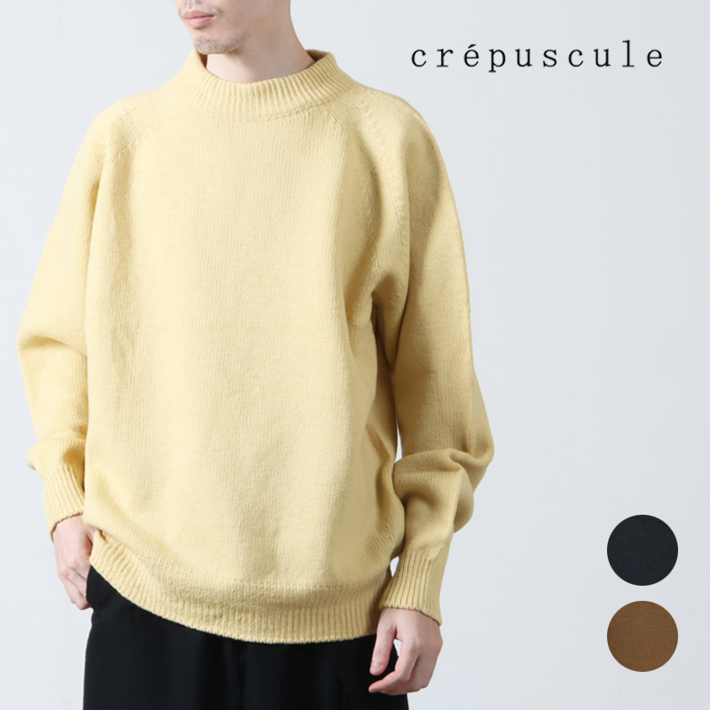 【30% OFF】 crepuscule クレプスキュール WG Moc Neck P/O ホールガーメント モックネックプルオーバー