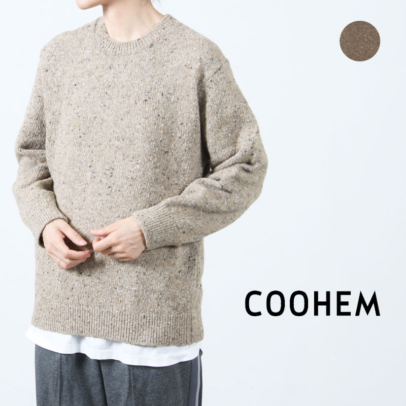 【30% OFF】 COOHEM コーヘン COLOR NEP KNIT P/O カラーネップニットプルオーバー