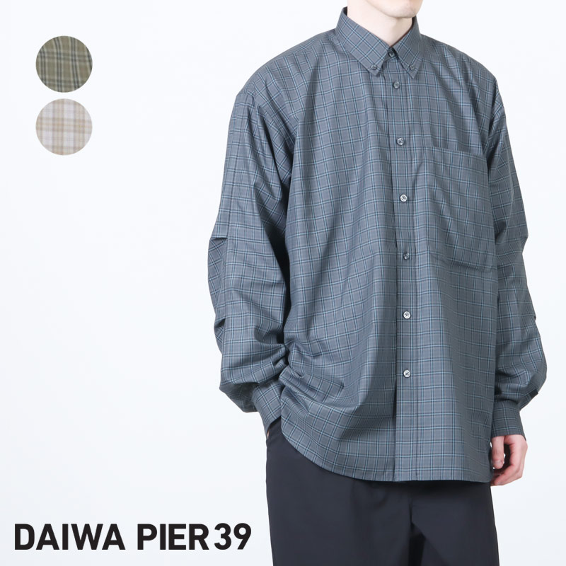 DAIWA PIER39 (ダイワピア39) TECH BUTTON DOWN SHIRT L/S GREN PLAID / テックボタンダウンシャツ