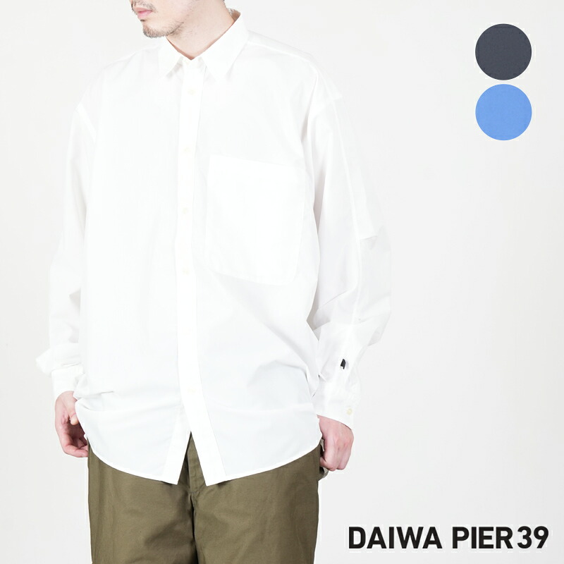 DAIWA PIER39 (ダイワピア39) TECH REGULAR COLLAR SHIRT L/S SOLID / テック レギュラー カラー シャツ ロングスリーブ ソリッド｜ICORA（イコラ）
