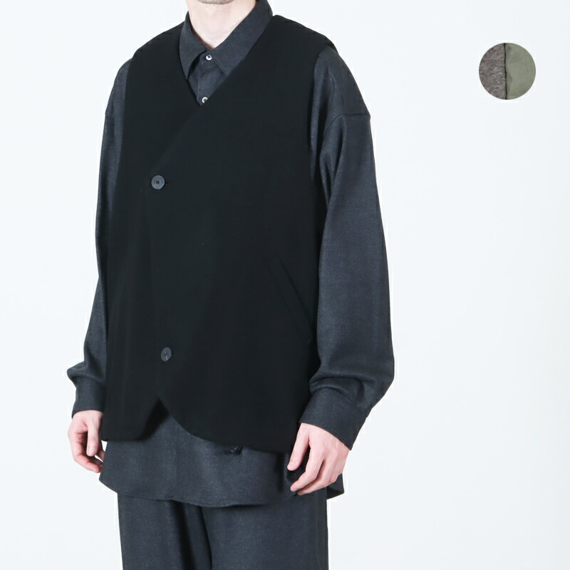 【30% OFF】 Dulcamara ドゥルカマラ ヴィンテージNYラウンドカットパデッドベスト|ICORA(イコラ)