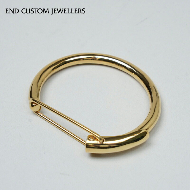 END CUSTOM JEWELLERS エンドカスタムジュエリー Clip cuff gold plated クリップカフ　ゴールドプレーテッド｜ICORA（イコラ）