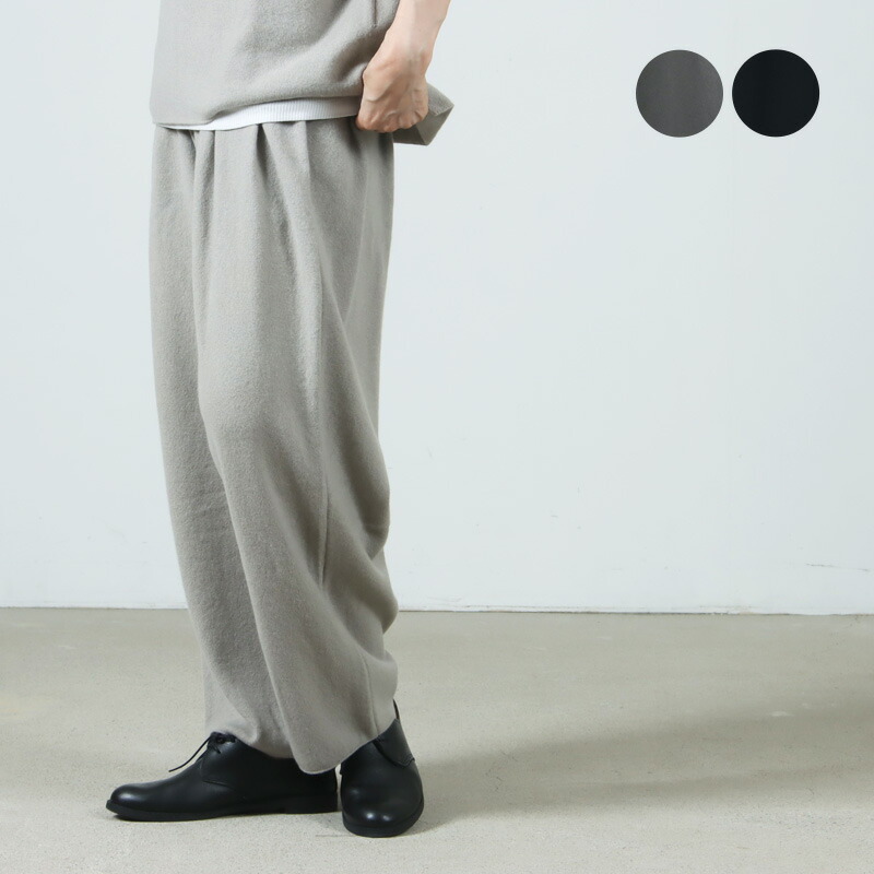 evameva エヴァムエヴァ cashmere pants カシミヤ パンツ｜ICORA（イコラ）