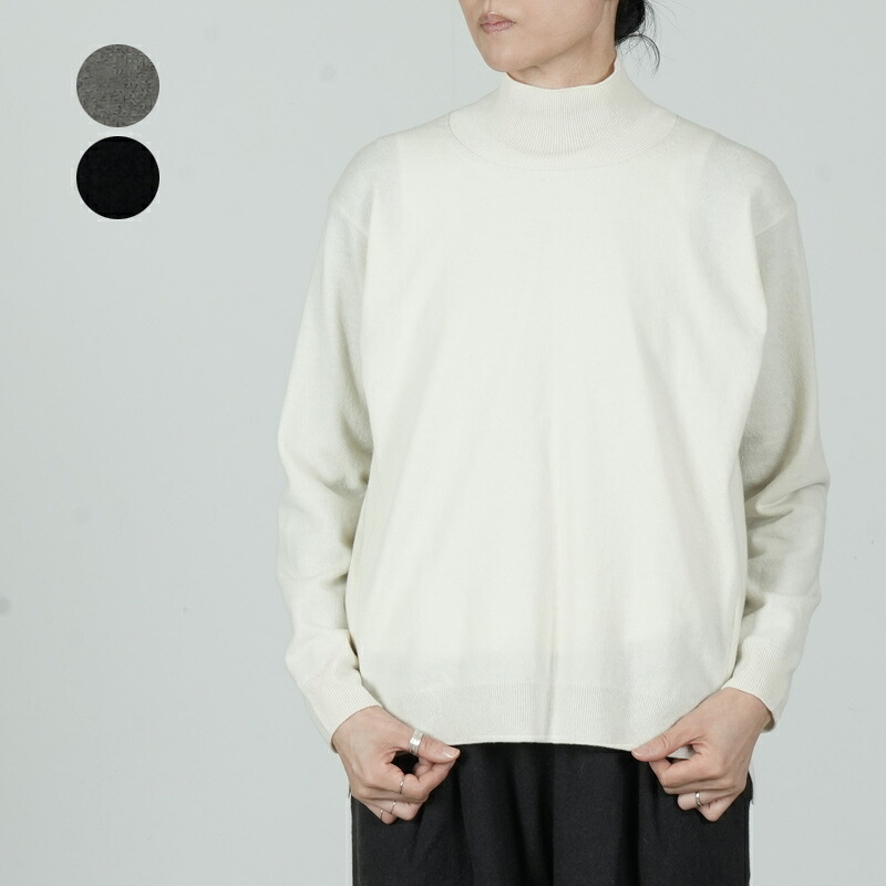 evameva エヴァムエヴァ wool turtleneck ウールタートルネック｜ICORA（イコラ）