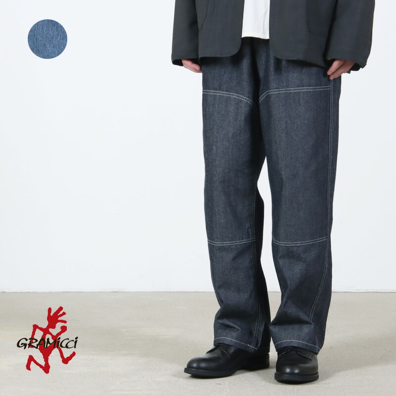 【20% OFF】 GRAMICCI グラミチ JAPANESE CHAMBRAY DOUBLE KNEE ジャパニーズシャンブレーダブルニー｜ICORA（イコラ）