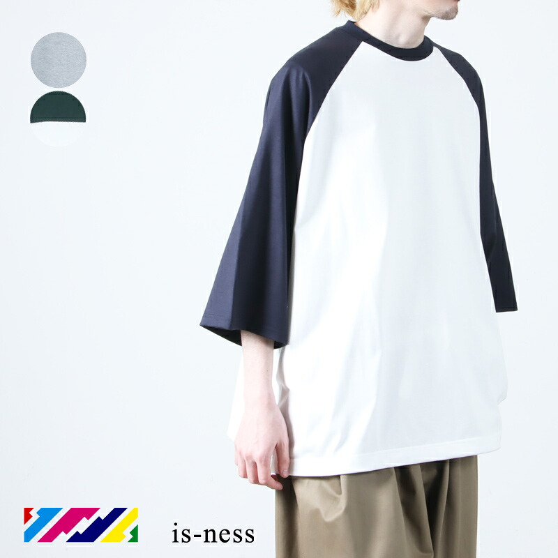 【30% OFF】 is-ness イズネス BALLOON RAGLAN SLEEVE バルーンラグランスリーブ