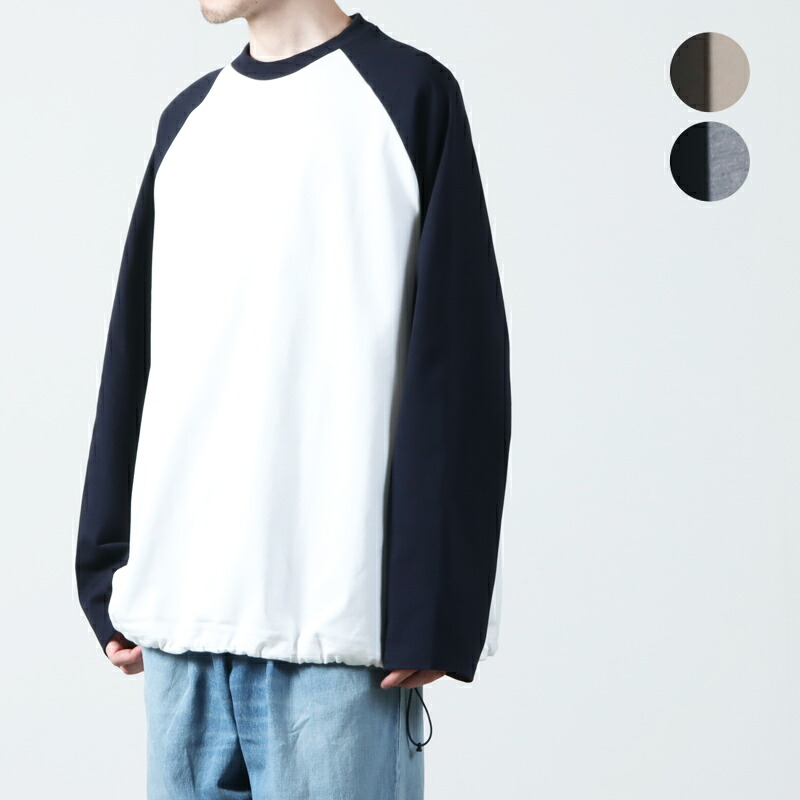 【30% OFF】 is-ness イズネス BALLOON RAGLAN LONG SLEEVE T SHIRT バルーンラグランロングスリーブTシャツ｜ICORA（イコラ）