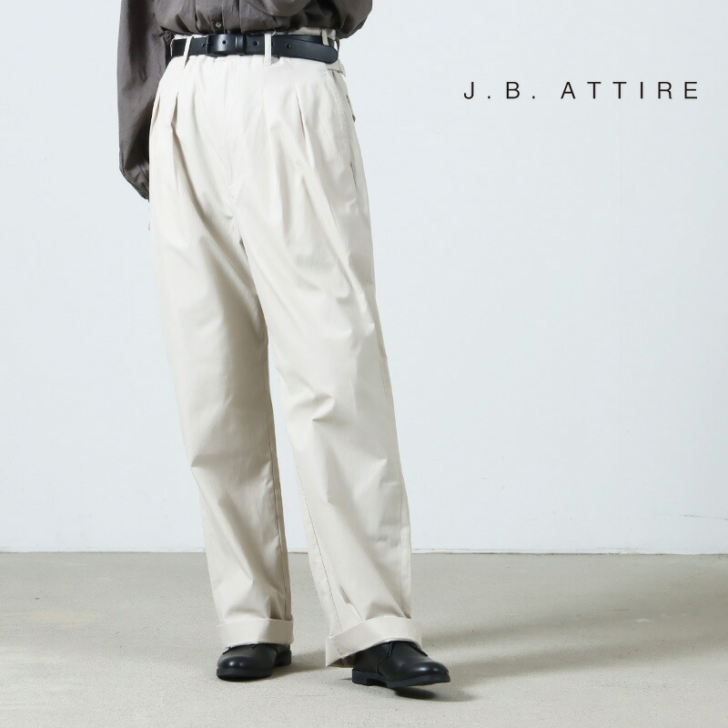 【30% OFF】 J.B. ATTIRE ジェービーアタイア PARIS HIGH WAIST TROUSER パリスハイウエストトラウザー