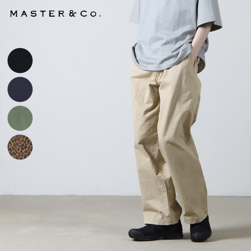 MM　MASTER&CO.(マスター＆コー)ショートチノ MASTER&Co. マスターアンドコー ベルト付き コットン チノ