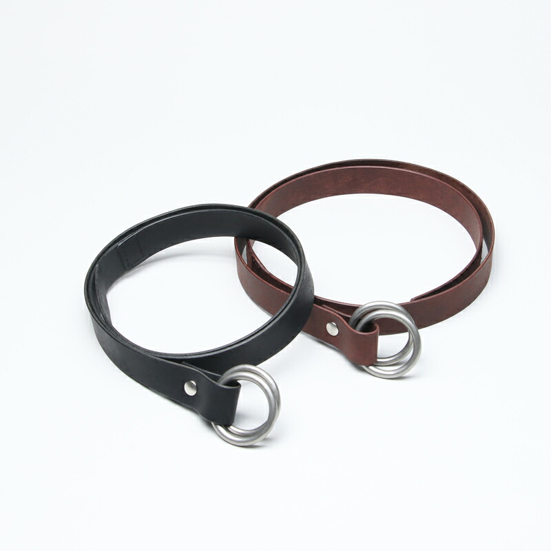 MASTER & Co. マスターアンドコー PUEBLO 24mm DOUBLE RING BELT プエブロ 24mmダブルリングベルト