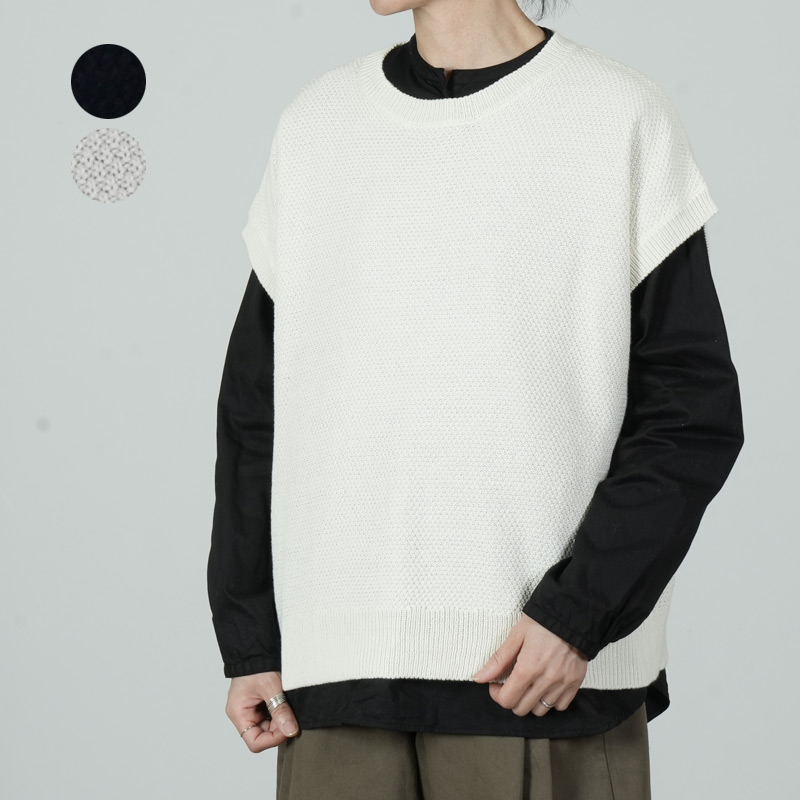 【20% OFF】 MidiUmi ミディウミ コクーンニットベスト