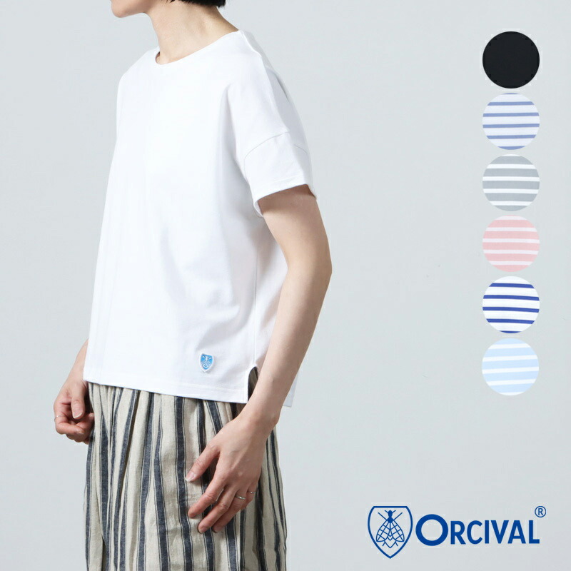ORCIVAL (オーシバル) BOAT NECK S/S P.O. / ボートネックショートスリーブ