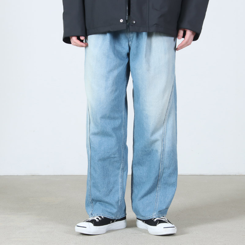 PERS PROJECTS (パースプロジェクト) FOUNTAIN TWIST JEANS 「ANTIQUE WASH」 / ファウンテン ツイスト ジーンズ \