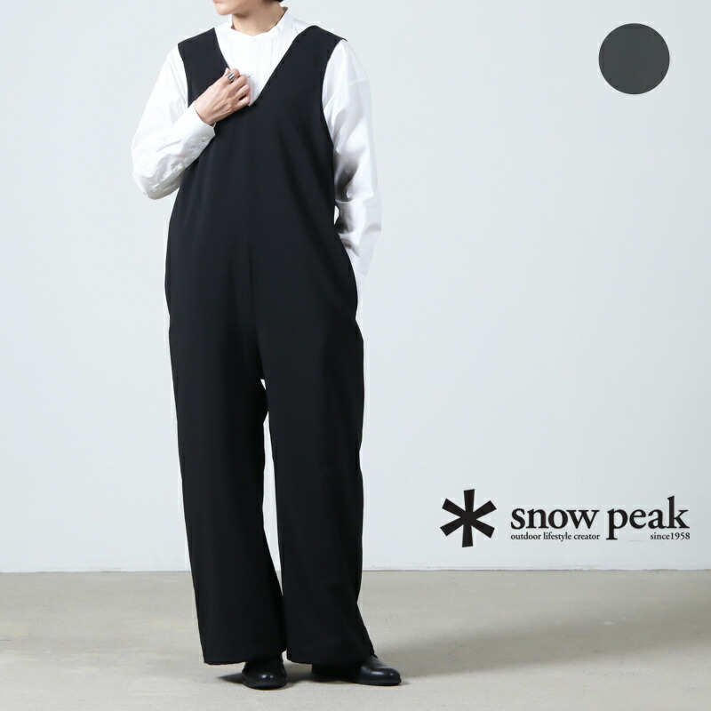 【30% OFF】 snow peak スノーピーク Pe Light Poplin Overalls ポリエステルライトポプリン オーバーオール