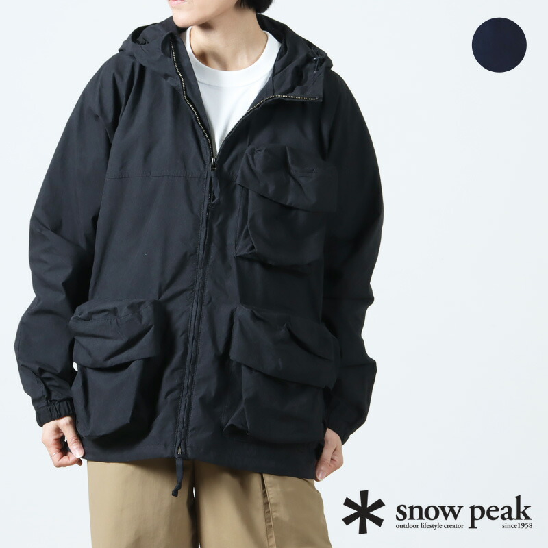 楽天市場】SNOW PEAK スノーピークINDIGO COTTON NYLON ANORAK