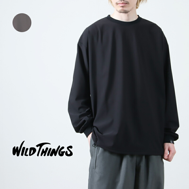 【30% OFF】 WILD THINGS ワイルドシングス TECH MESH L/S TEE テックメッシュロングスリーブティー