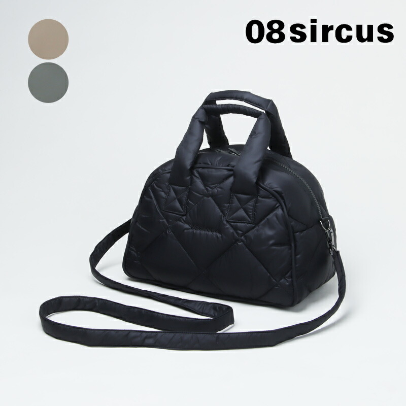 08sircus ゼロエイトサーカス 08sircus &times; TAION Down mini boston bag &times; タイオン ダウンミニボストンバッグ｜ICORA（イコラ）