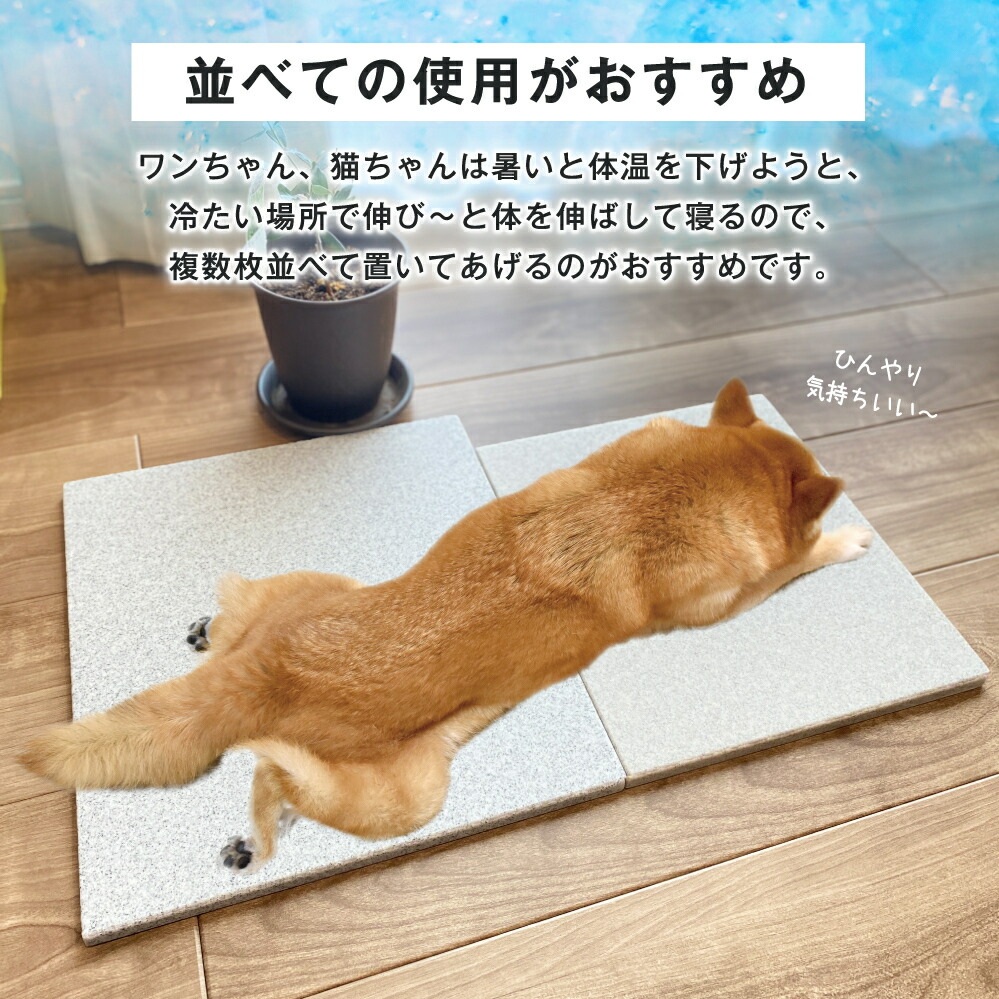 送料無料 ペット用ひんやりマット 人工大理石55cm 65cm Lサイズ夏暑さ対策 ひんやりベット 冷感 夏対策犬用 猫用 エコ Kanal9tv Com