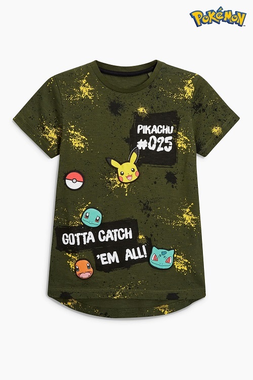 楽天市場 カーキ Pokemon Tシャツ 3 4 歳 ポケモン ピカチュウ 子供服 ネクスト エムズ 楽天市場店