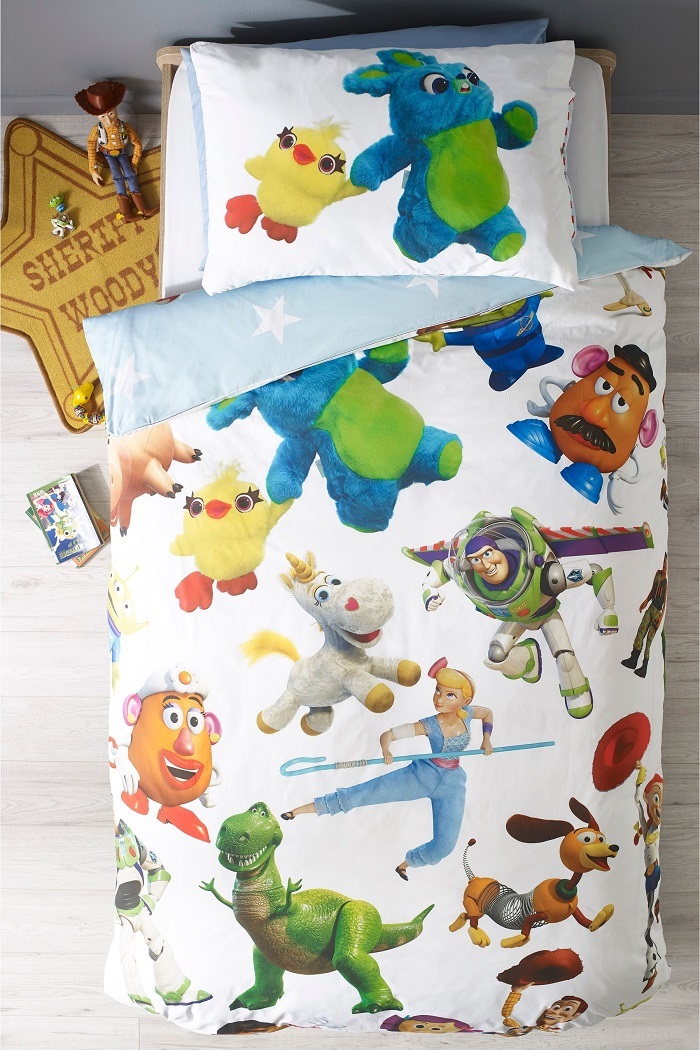 Icure Disney Toy Story 4 Print Duvet Cover Amp Pillow Case Set