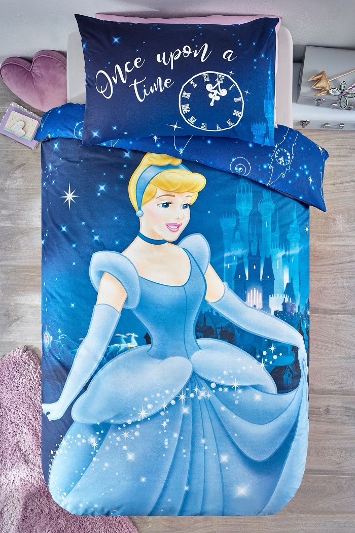 Icure Disney Cinderella Duvet Cover Amp Pillow Case Set