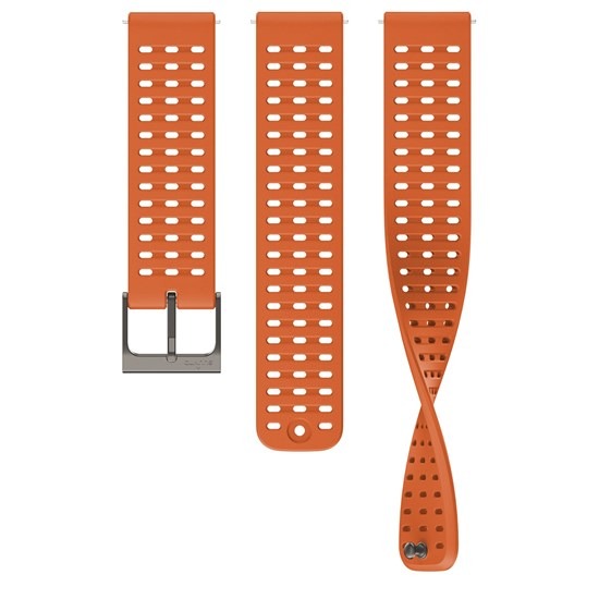 【ゆうパケット便対応】 SUUNTO 22MM ATHLETIC 2 シリコンストラップ CANYON ORANGE S+M キャニオンオレンジ SS050881000 スント 国内正規品