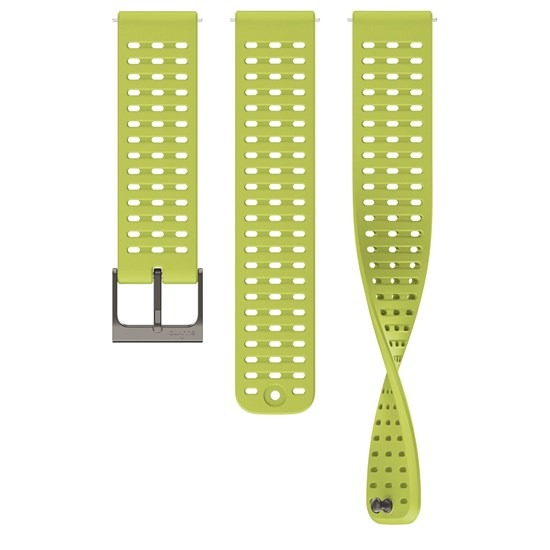 【ゆうパケット便対応】 SUUNTO 22MM ATHLETIC 2 シリコンストラップ LIGHT LIME S+M ライトライム SS050882000 スント 国内正規品