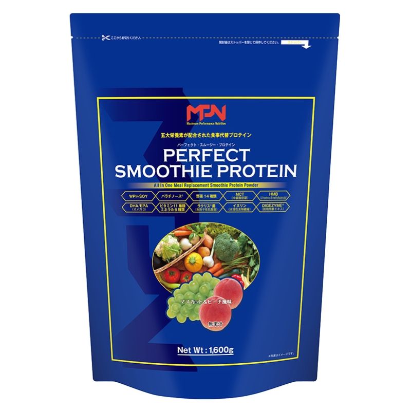 ボディフィット パーフェクトスムージープロテイン マスカット＆ピーチ 4580416380164_a.jpg